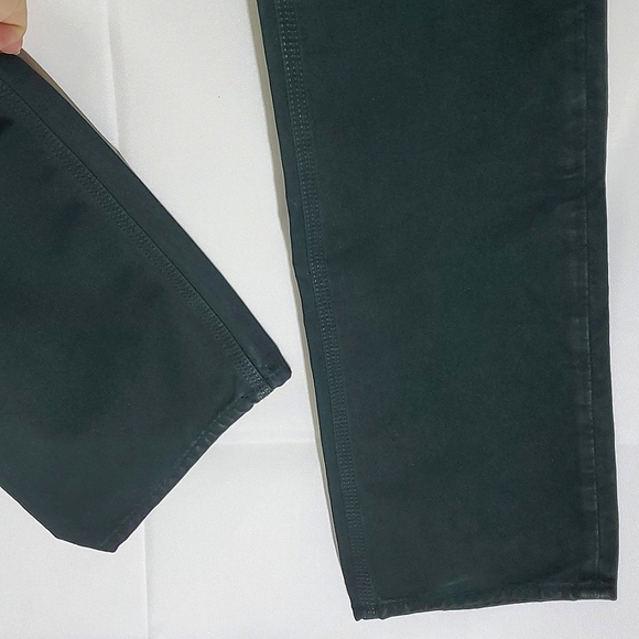 NWT Guess Jeans Lincoln Slim Fit Low Rise Straight Leg Amulet Green Sueded 28x32 - Picture 5 of 14